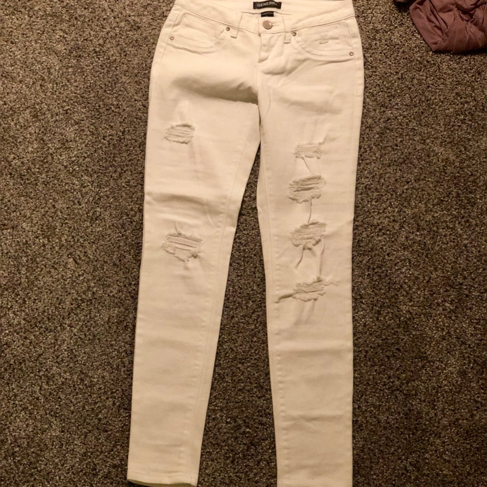 Generra White Skinny Jeans